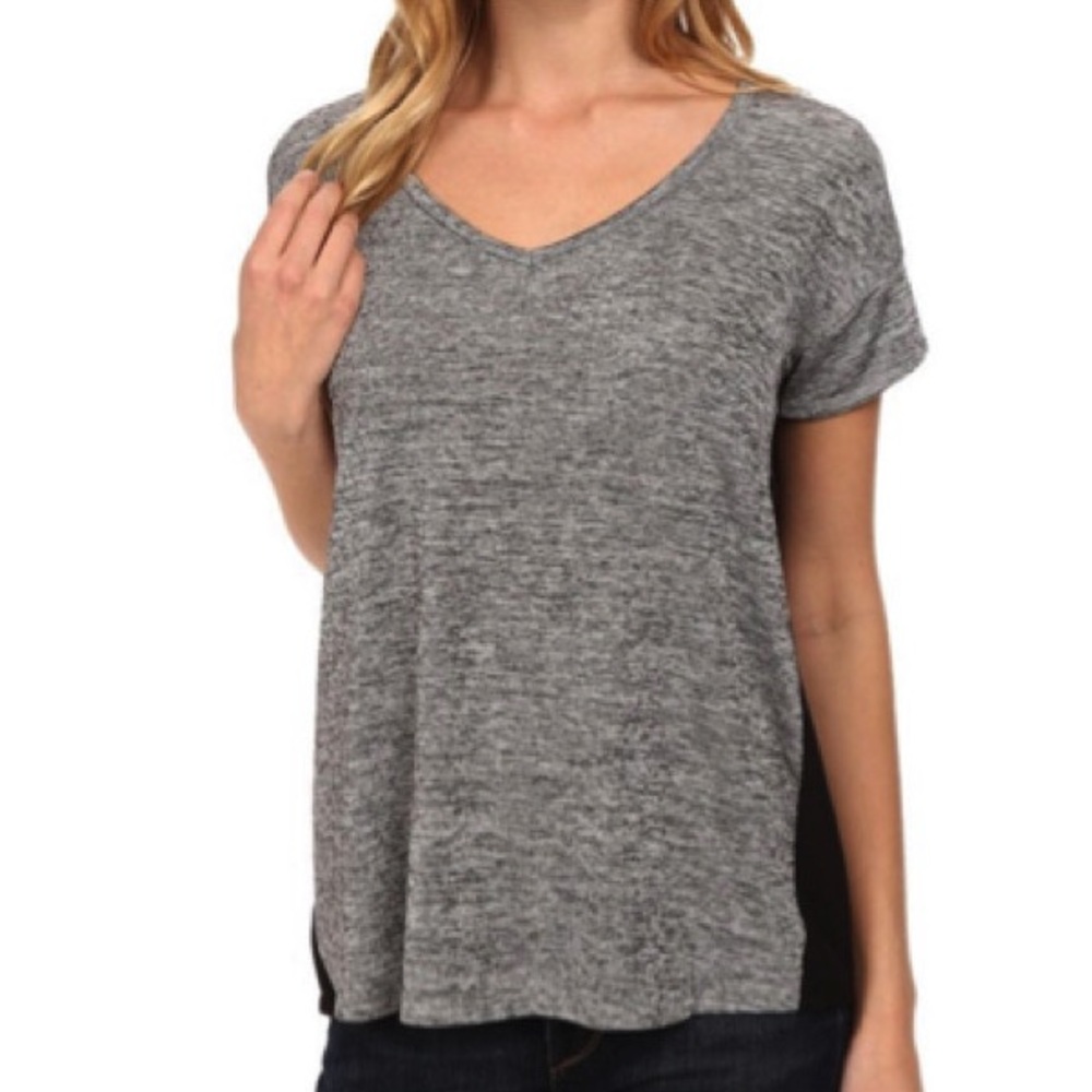 Calvin Klein Jeans Blouse Black & Grey Blouse Size M